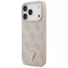 Guess - Leather 4G Triangle Strass MagSafe (GUHMP18LP4TDPP) - iPhone 18 Pro / iPhone 17 Pro - Pink