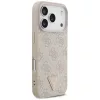 Guess - Leather 4G Triangle Strass MagSafe (GUHMP18LP4TDPP) - iPhone 18 Pro / iPhone 17 Pro - Pink