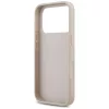 Guess - Leather 4G Triangle Strass MagSafe (GUHMP18LP4TDPP) - iPhone 18 Pro / iPhone 17 Pro - Pink