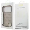 Guess - Leather 4G Triangle Strass MagSafe (GUHMP18LP4TDPP) - iPhone 18 Pro / iPhone 17 Pro - Pink