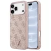 Guess - Leather 4G Triangle Strass MagSafe (GUHMP18LP4TDPP) - iPhone 18 Pro / iPhone 17 Pro - Pink