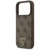 Guess - Leather 4G Triangle Strass MagSafe (GUHMP18LP4TDPW) - iPhone 18 Pro / iPhone 17 Pro - Brown