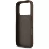 Guess - Leather 4G Triangle Strass MagSafe (GUHMP18LP4TDPW) - iPhone 18 Pro / iPhone 17 Pro - Brown