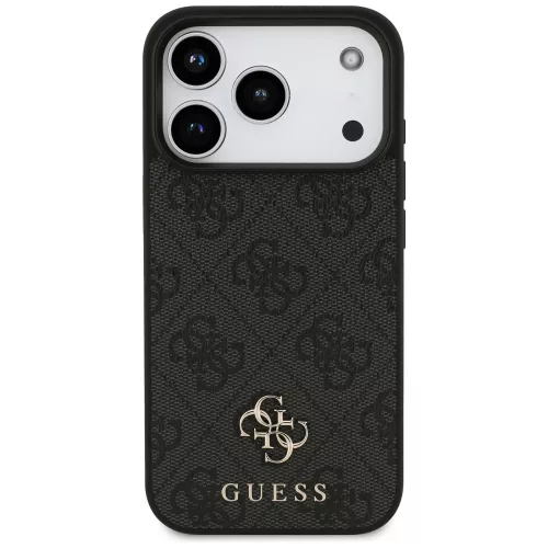 Guess - 4G Small and Classic Logo MagSafe (GUHMP18LP4SM4MK) - iPhone 18 Pro / iPhone 17 Pro - Black