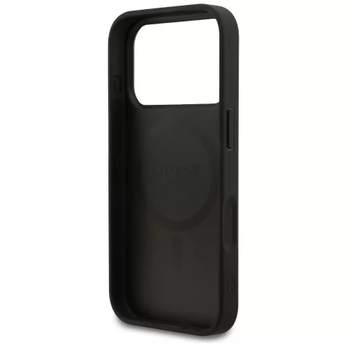 Guess - 4G Small and Classic Logo MagSafe (GUHMP18LP4SM4MK) - iPhone 18 Pro / iPhone 17 Pro - Black