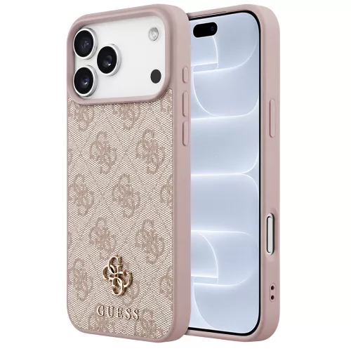 Guess - Hardcase 4G Small & Classic MagSafe (GUHMP18LP4SM4MP) - iPhone 18 Pro / iPhone 17 Pro - Pink