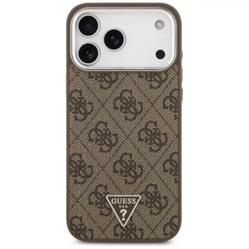 Guess - Hardcase 4G Triangle Logo MagSafe (GUHMP18XP4TSRCMW) - iPhone 18 Pro Max / iPhone 17 Pro Max - Brown