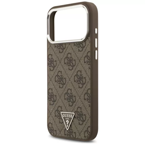 Guess - Hardcase 4G Triangle Logo MagSafe (GUHMP18XP4TSRCMW) - iPhone 18 Pro Max / iPhone 17 Pro Max - Brown