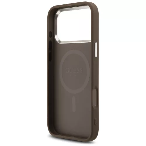 Guess - Hardcase 4G Triangle Logo MagSafe (GUHMP18XP4TSRCMW) - iPhone 18 Pro Max / iPhone 17 Pro Max - Brown