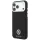 Guess - Grained Leather Round Strass Logo MagSafe (GUHMP18X6PSRMDEK) - iPhone 18 Pro Max / iPhone 17 Pro Max - Black
