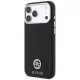 Guess - Grained Leather Round Strass Logo MagSafe (GUHMP18X6PSRMDEK) - iPhone 18 Pro Max / iPhone 17 Pro Max - Black