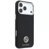 Guess - Grained Leather Round Strass Logo MagSafe (GUHMP18X6PSRMDEK) - iPhone 18 Pro Max / iPhone 17 Pro Max - Black
