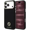 Guess - Grained Leather Round Strass Logo MagSafe (GUHMP18X6PSRMDEK) - iPhone 18 Pro Max / iPhone 17 Pro Max - Black