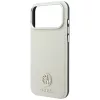 Guess - Grained Leather Round Strass Logo MagSafe (GUHMP18L6PSRMDEE) - iPhone 18 Pro / iPhone 17 Pro - Beige