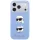 Karl Lagerfeld - Saffiano with K&C Heads Pins and Logo (KLHCP18XPSWFDHPB) - iPhone 18 Pro Max / iPhone 17 Pro Max - Light Blue