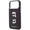 Karl Lagerfeld - Saffiano with K&C Heads Pins and Logo (KLHCP18LPSWFDHPR) - iPhone 18 Pro / iPhone 17 Pro - Burgundy