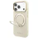 Guess - Grained Leather Ring Stand 360 Classic MagSafe (GUHMP18X6PSGRSCLE) - iPhone 18 Pro Max / iPhone 17 Pro Max - Beige