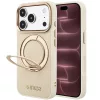 Guess - Grained Leather Ring Stand 360 Classic MagSafe (GUHMP18X6PSGRSCLE) - iPhone 18 Pro Max / iPhone 17 Pro Max - Beige