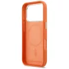 Karl Lagerfeld - Leather FW with KHead Logo MagSafe (KLHMP18L5PGFKHGO) - iPhone 18 Pro / iPhone 17 Pro - Orange