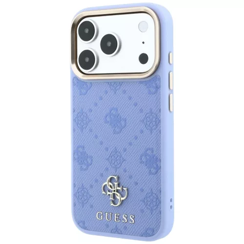 Guess - Peony 4G Small Logo MagSafe (GUHMP18X6PGS4NPB) - iPhone 18 Pro Max / iPhone 17 Pro Max - Light Blue