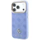 Guess - Peony 4G Small Logo MagSafe (GUHMP18X6PGS4NPB) - iPhone 18 Pro Max / iPhone 17 Pro Max - Light Blue