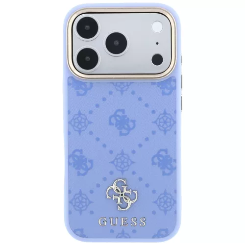 Guess - Peony 4G Small Logo MagSafe (GUHMP18X6PGS4NPB) - iPhone 18 Pro Max / iPhone 17 Pro Max - Light Blue