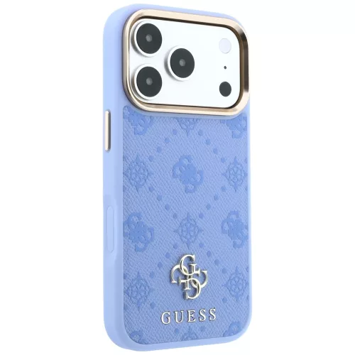Guess - Peony 4G Small Logo MagSafe (GUHMP18X6PGS4NPB) - iPhone 18 Pro Max / iPhone 17 Pro Max - Light Blue