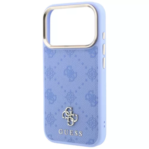 Guess - Peony 4G Small Logo MagSafe (GUHMP18X6PGS4NPB) - iPhone 18 Pro Max / iPhone 17 Pro Max - Light Blue