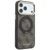Guess - Ring Stand 360 4G Leather Classic Logo MagSafe (GUHMP18L6PS4RSCLW) - iPhone 18 Pro / iPhone 17 Pro - Brown