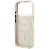 Guess - Grained Triangle Logo MagSafe (GUHMP18XPGSMTLSE) - iPhone 18 Pro Max / iPhone 17 Pro Max - Beige