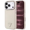 Guess - Grained Triangle Logo MagSafe (GUHMP18XPGSMTLSE) - iPhone 18 Pro Max / iPhone 17 Pro Max - Beige