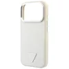 Guess - Grained Triangle Logo MagSafe (GUHMP18LPGSMTLSE) - iPhone 18 Pro / iPhone 17 Pro - Beige