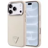 Guess - Grained Triangle Logo MagSafe (GUHMP18LPGSMTLSE) - iPhone 18 Pro / iPhone 17 Pro - Beige