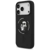 Karl Lagerfeld - Silicone KC Body Ring MagSafe (KLHMP18LSCMKCRHK) - iPhone 18 Pro / iPhone 17 Pro - Black