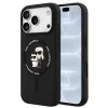 Karl Lagerfeld - Silicone KC Body Ring MagSafe (KLHMP18LSCMKCRHK) - iPhone 18 Pro / iPhone 17 Pro - Black