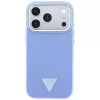 Guess - Grained Triangle Logo MagSafe (GUHMP18XPGSMTLSB) - iPhone 18 Pro Max / iPhone 17 Pro Max - Light Blue