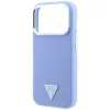 Guess - Grained Triangle Logo MagSafe (GUHMP18XPGSMTLSB) - iPhone 18 Pro Max / iPhone 17 Pro Max - Light Blue