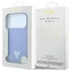 Guess - Grained Triangle Logo MagSafe (GUHMP18XPGSMTLSB) - iPhone 18 Pro Max / iPhone 17 Pro Max - Light Blue
