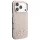 Karl Lagerfeld - Grained Leather with Resin Sign Logo MagSafe (KLHMP18L6PWKSRSP) - iPhone 18 Pro / iPhone 17 Pro - Pink