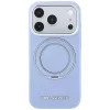 Karl Lagerfeld - Saffiano Ring Stand 360° Classic Logo (KLHMP18X6PSARSKMB) - iPhone 18 Pro Max / iPhone 17 Pro Max - Light Blue
