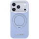 Karl Lagerfeld - Saffiano Ring Stand 360° Classic Logo (KLHMP18X6PSARSKMB) - iPhone 18 Pro Max / iPhone 17 Pro Max - Light Blue