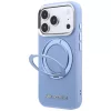 Karl Lagerfeld - Saffiano Ring Stand 360° Classic Logo (KLHMP18X6PSARSKMB) - iPhone 18 Pro Max / iPhone 17 Pro Max - Light Blue