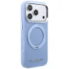 Karl Lagerfeld - Saffiano Ring Stand 360° Classic Logo (KLHMP18X6PSARSKMB) - iPhone 18 Pro Max / iPhone 17 Pro Max - Light Blue