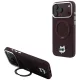 Karl Lagerfeld - Leather Ring Stand 360 C Pin MagSafe (KLHMP18LPSRSCHHR) - iPhone 18 Pro / iPhone 17 Pro - Burgundy