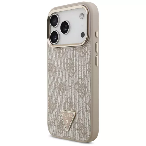 Guess - Hardcase 4G Triangle Logo MagSafe (GUHMP18LP4GTDGMP) - iPhone 18 Pro / iPhone 17 Pro - Pink