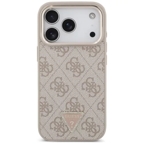 Guess - Hardcase 4G Triangle Logo MagSafe (GUHMP18LP4GTDGMP) - iPhone 18 Pro / iPhone 17 Pro - Pink