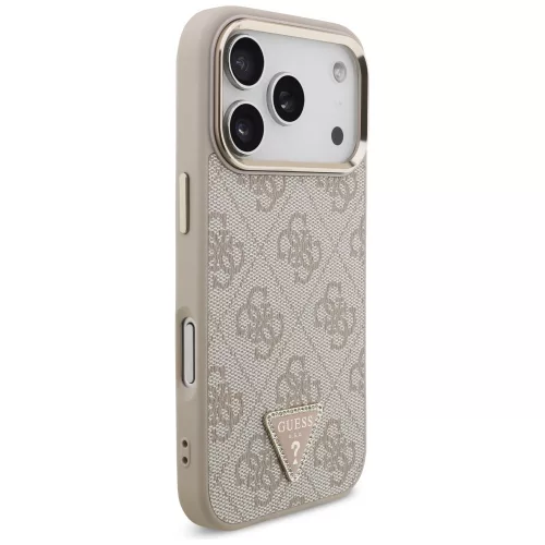 Guess - Hardcase 4G Triangle Logo MagSafe (GUHMP18LP4GTDGMP) - iPhone 18 Pro / iPhone 17 Pro - Pink