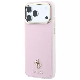   Guess - Saffiano Small 4G Classic MagSafe (GUHMP18X6PSA4DMP) - iPhone 18 Pro Max / iPhone 17 Pro Max - Pink