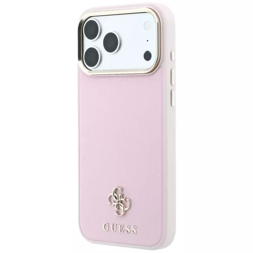 Guess - Saffiano Small 4G Classic MagSafe (GUHMP18X6PSA4DMP) - iPhone 18 Pro Max / iPhone 17 Pro Max - Pink