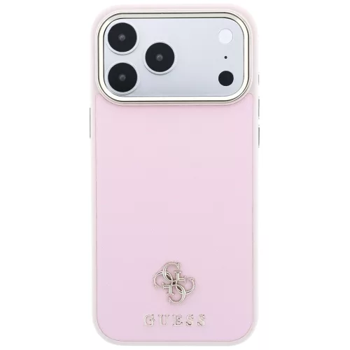 Guess - Saffiano Small 4G Classic MagSafe (GUHMP18X6PSA4DMP) - iPhone 18 Pro Max / iPhone 17 Pro Max - Pink